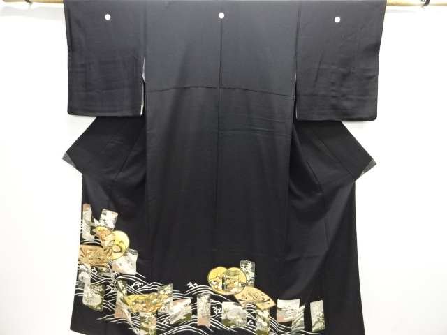 JAPANESE KIMONO / TOMESODE / BUCKET